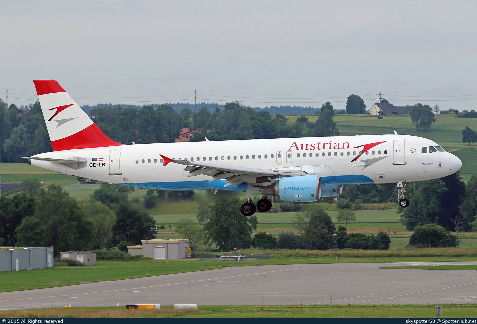 Photo of OE-LBI - Airbus A320-214 operated by Austrian Airlines
