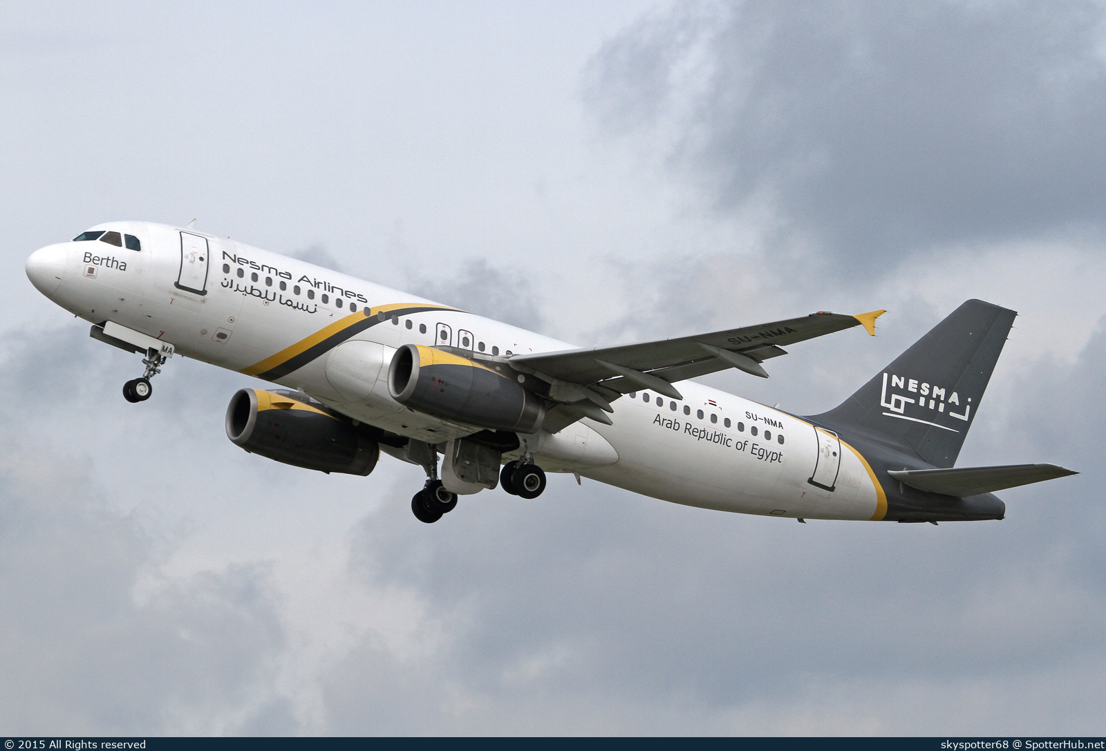 Photo of SU-NMA - Airbus A320-232 operated by Nesma Airlines