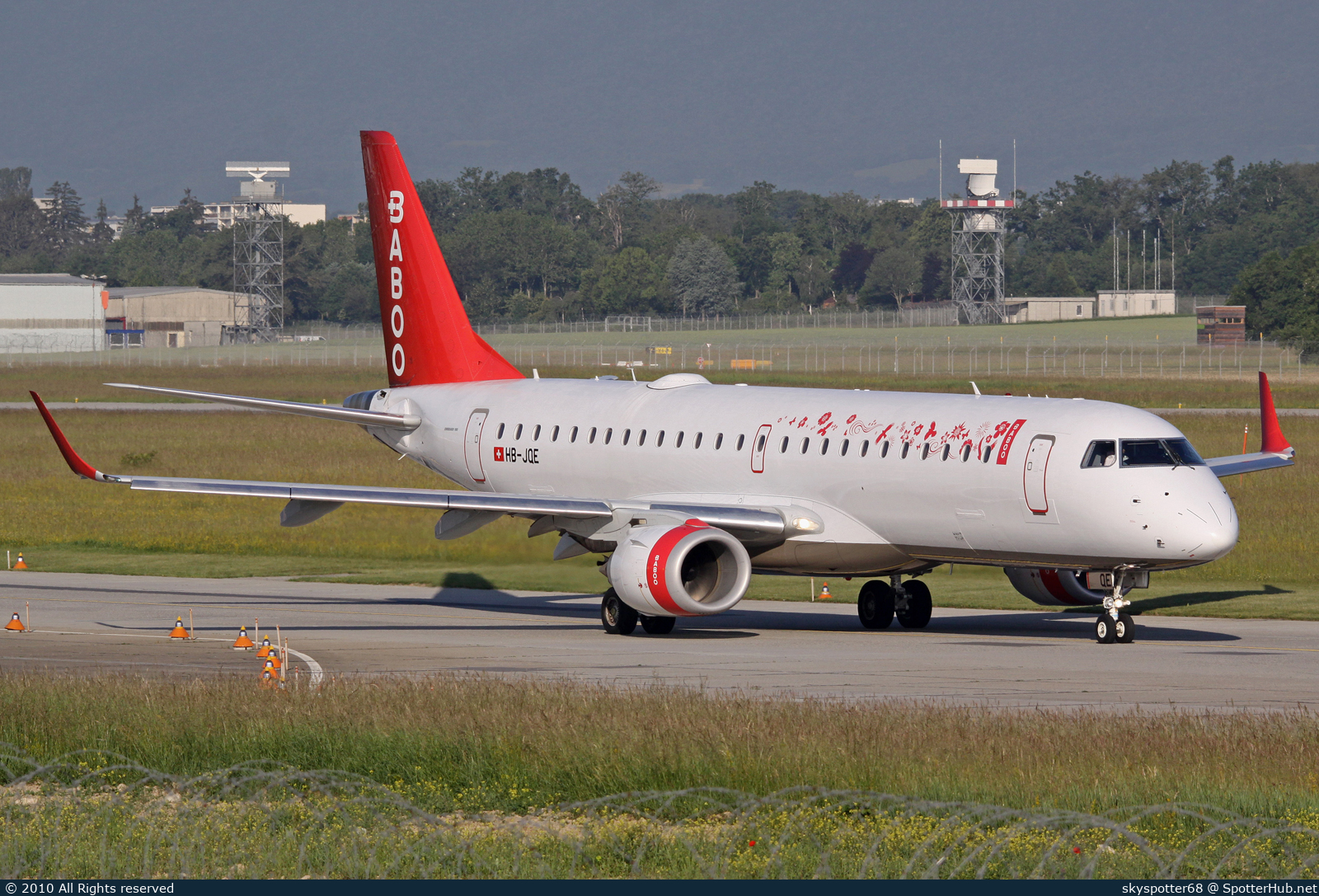 Photo of HB-JQE - Embraer ERJ-190LR operated by Flybaboo