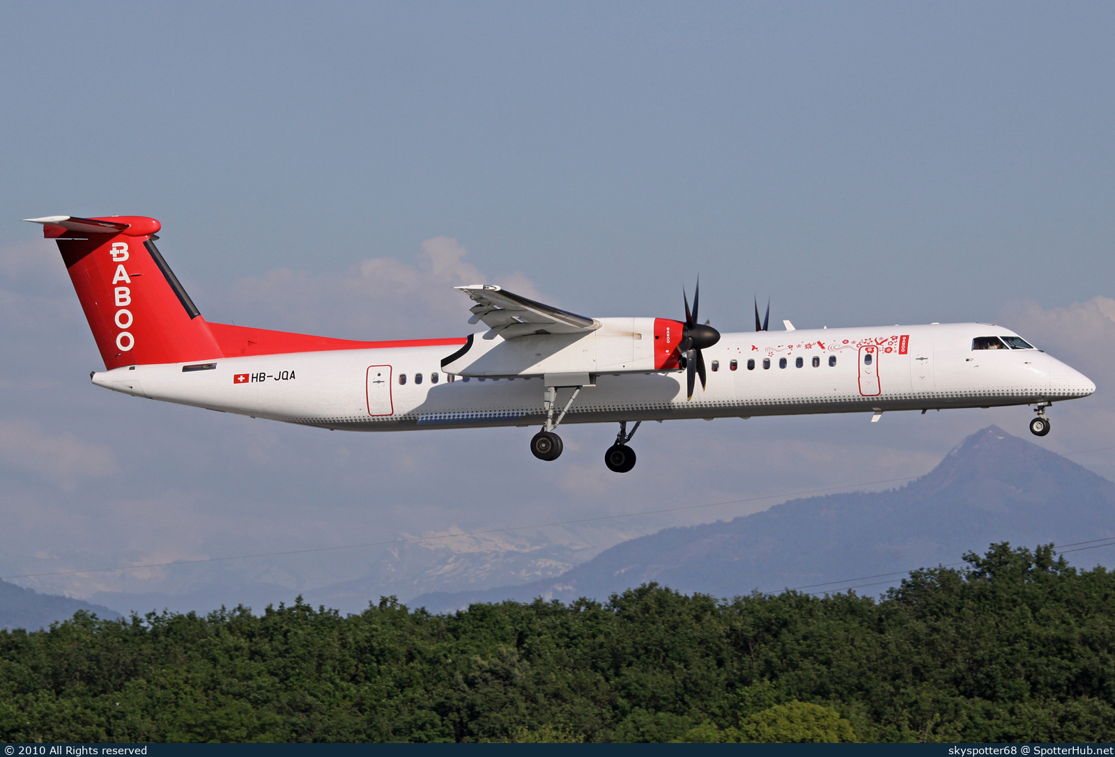 Photo of HB-JQA - Bombardier DHC-8-402 Dash 8 Q400 operated by Flybaboo