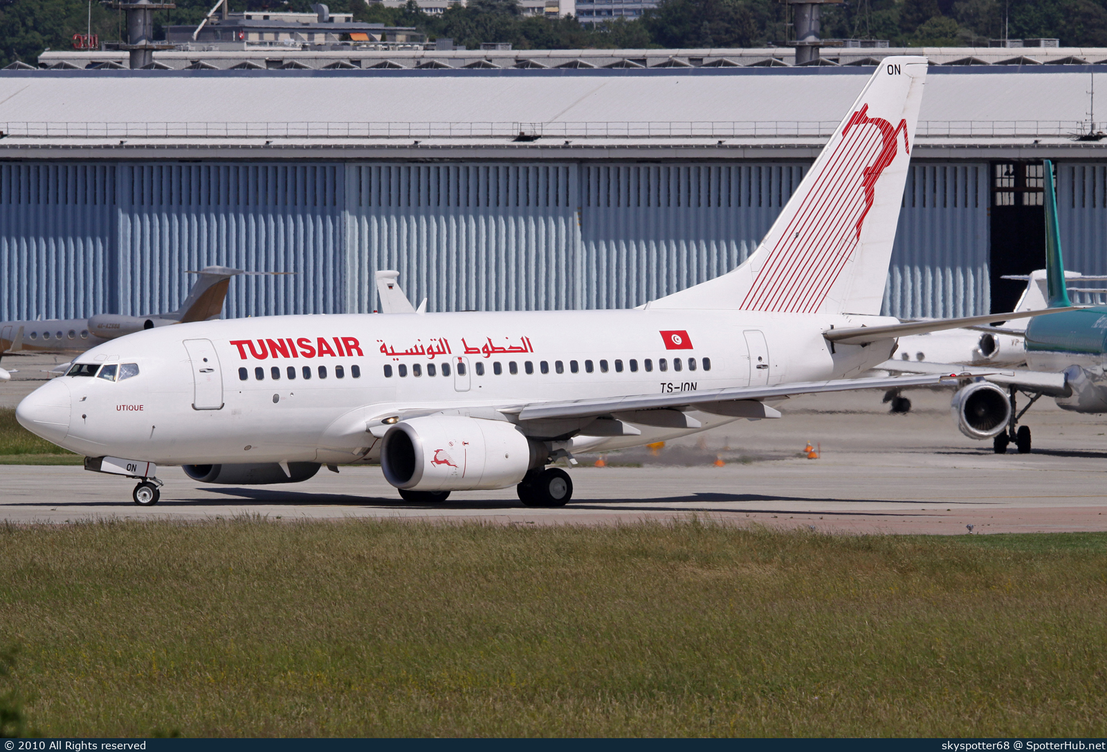 Photo of TS-ION - Boeing 737-6H3 operated by Tunisair
