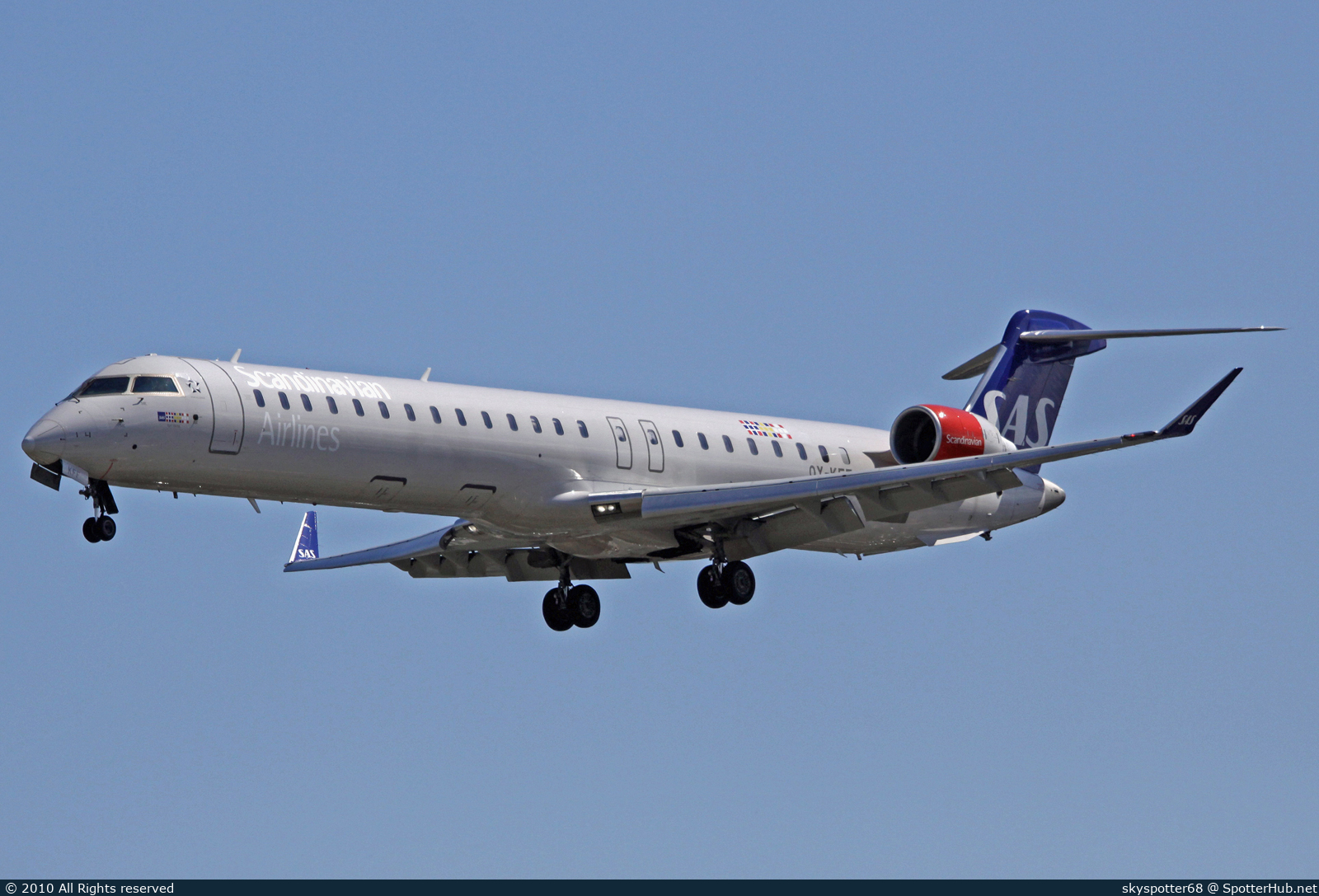 Photo of OY-KFF - Bombardier CRJ-900LR operated by SAS Scandinavian Airlines