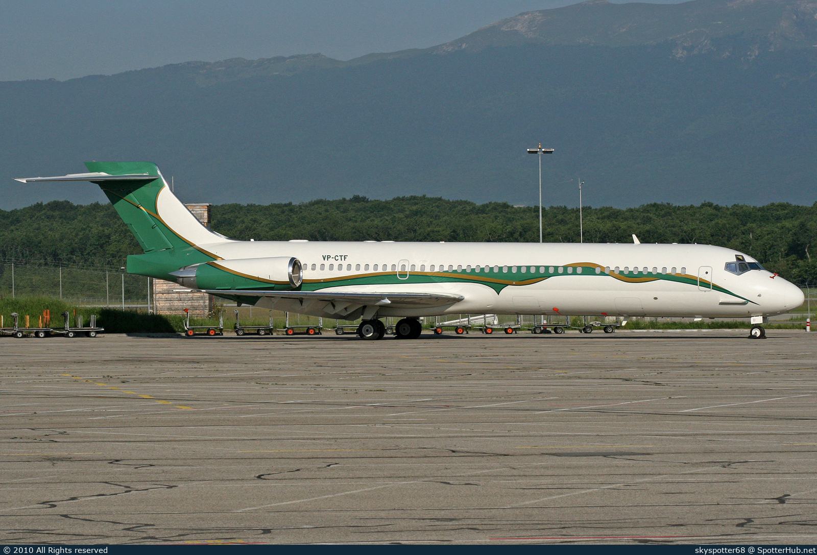 Photo of VP-CTF - McDonnell Douglas MD-87 operated by AMAC Aerospace