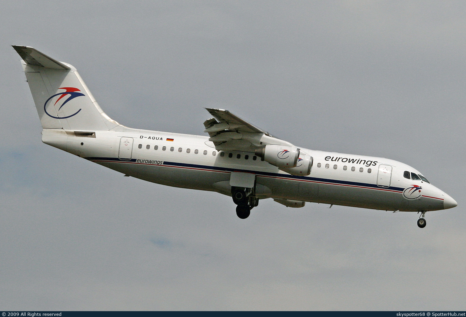 Photo of D-AQUA - British Aerospace 146-300 operated by Eurowings