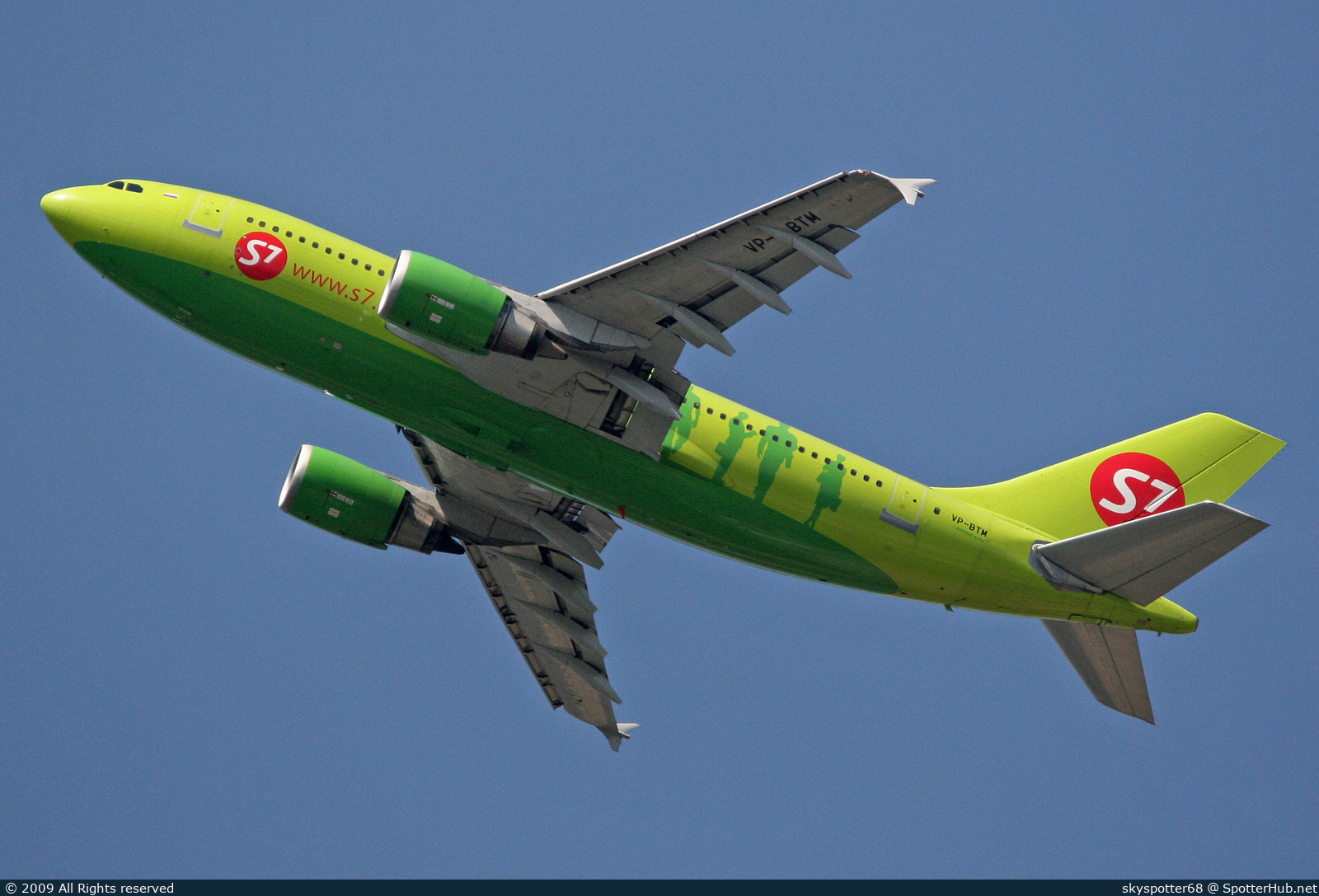 Photo of VP-BTM - Airbus A310-204 operated by S7 Airlines