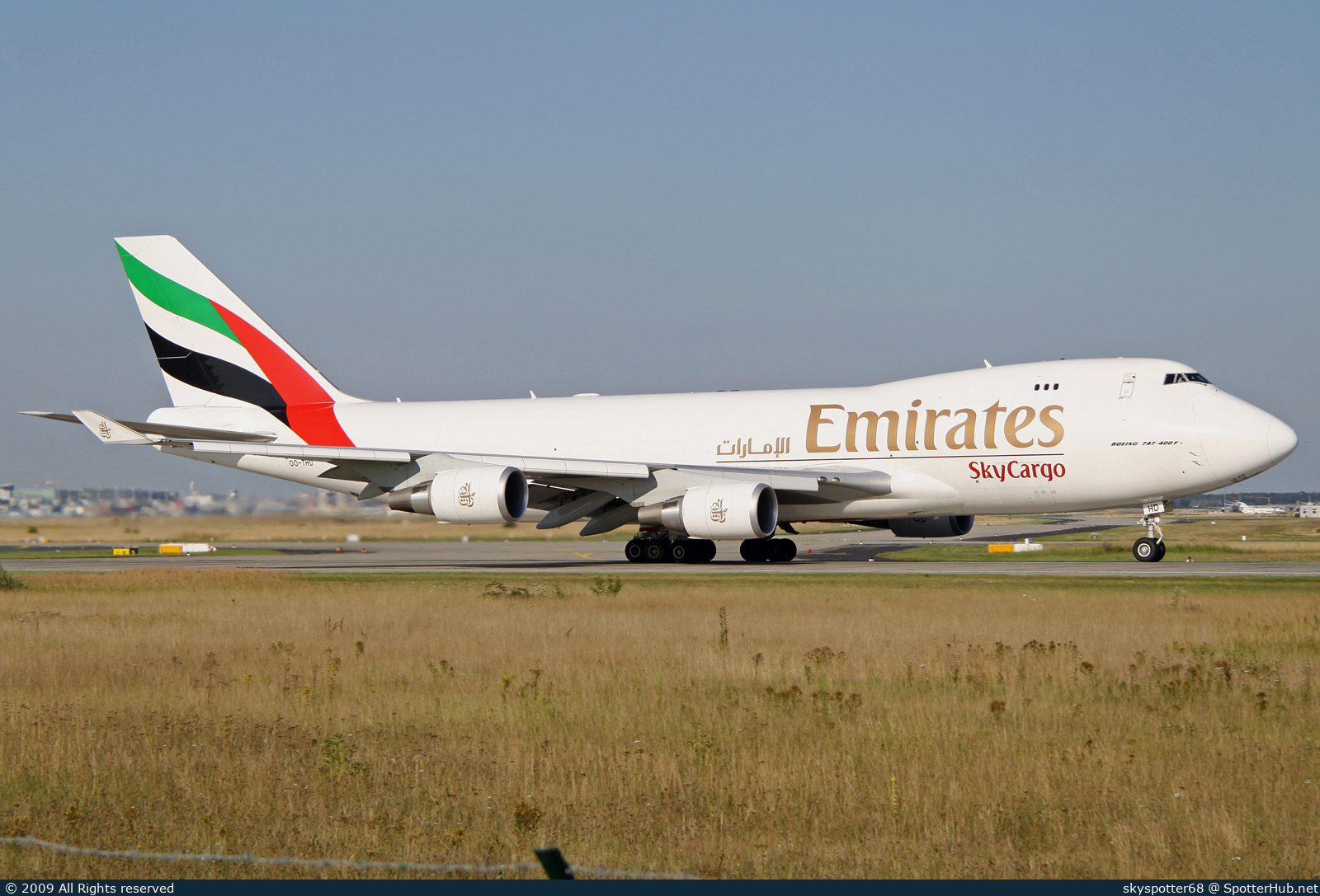 Photo of OO-THD - Boeing 747-4HAF(ER) operated by Emirates SkyCargo (opb TNT Airways)