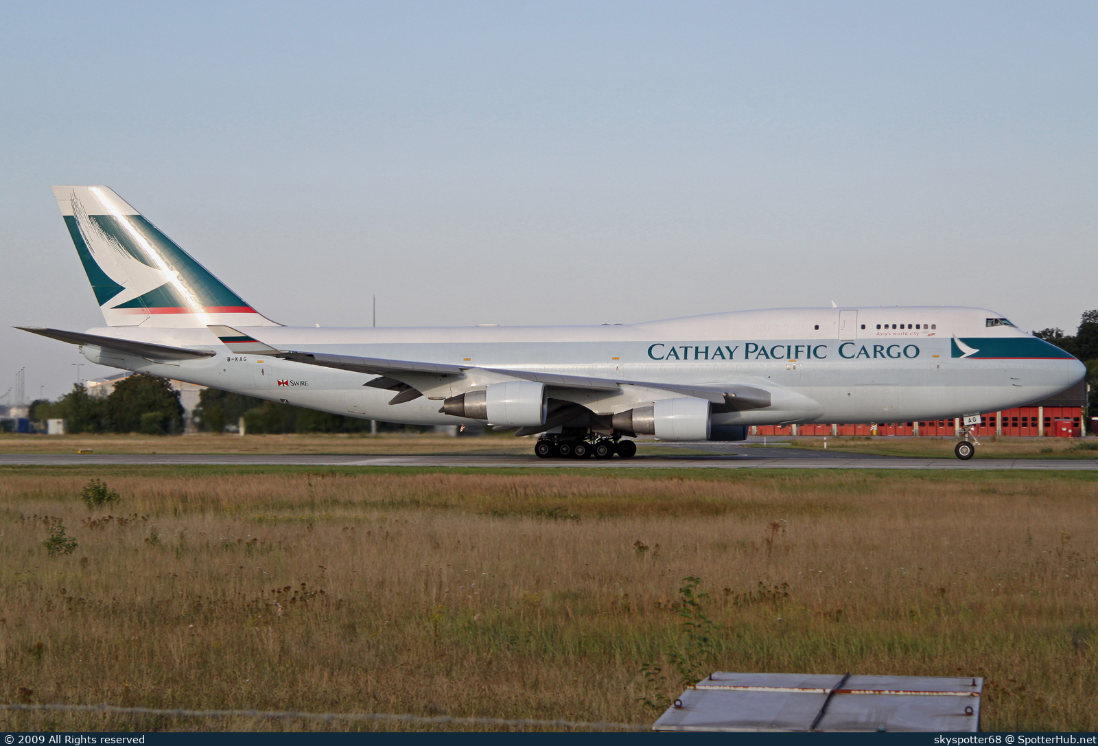 Photo of B-KAG - Boeing 747-412(BCF) operated by Cathay Pacific Cargo