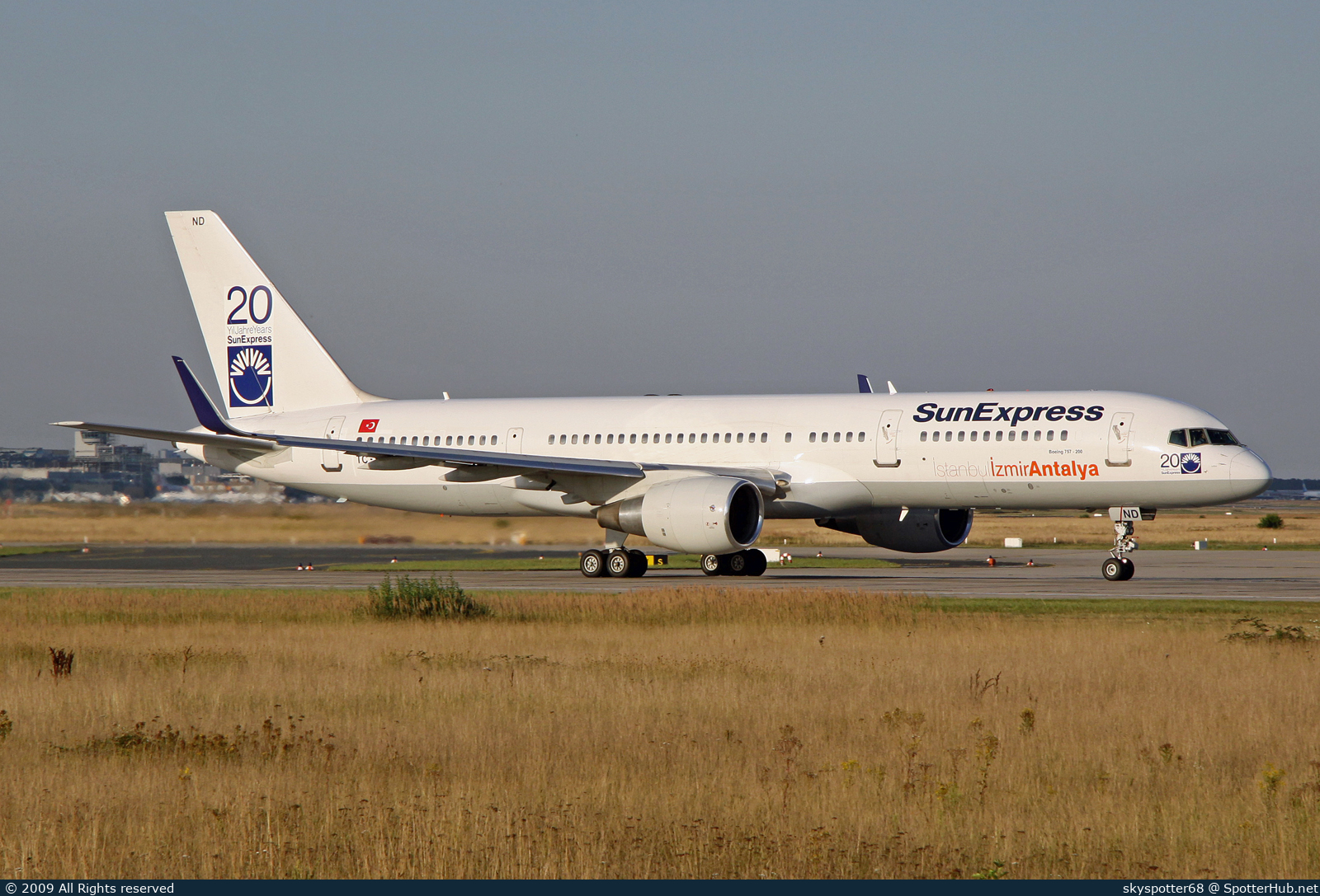 Photo of TC-SND - Boeing 757-2Q8 operated by SunExpress
