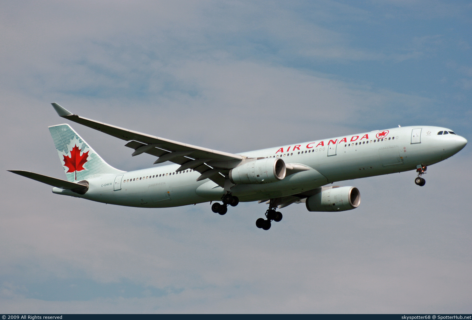 Photo of C-GHKW - Airbus A330-343 operated by Air Canada