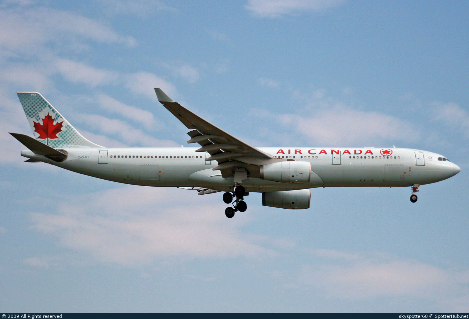 Photo of C-GHKR - Airbus A330-343 operated by Air Canada