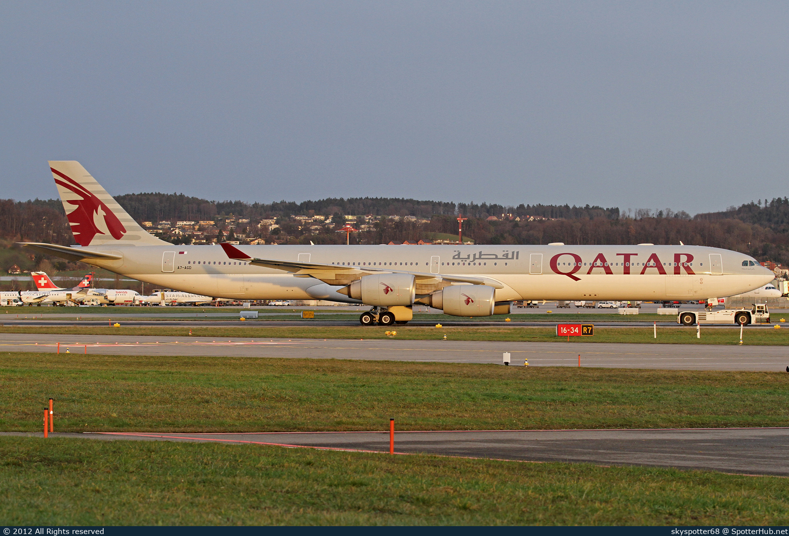 Photo of A7-AGD - Airbus A340-642 operated by Qatar Airways