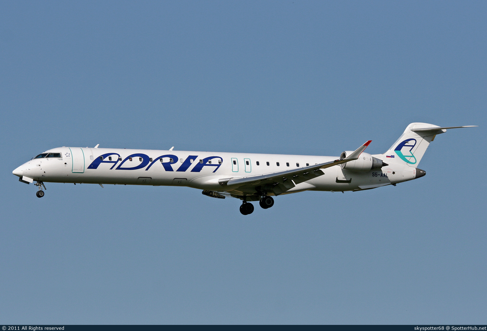 Photo of S5-AAL - Bombardier CRJ-900LR operated by Adria Airways