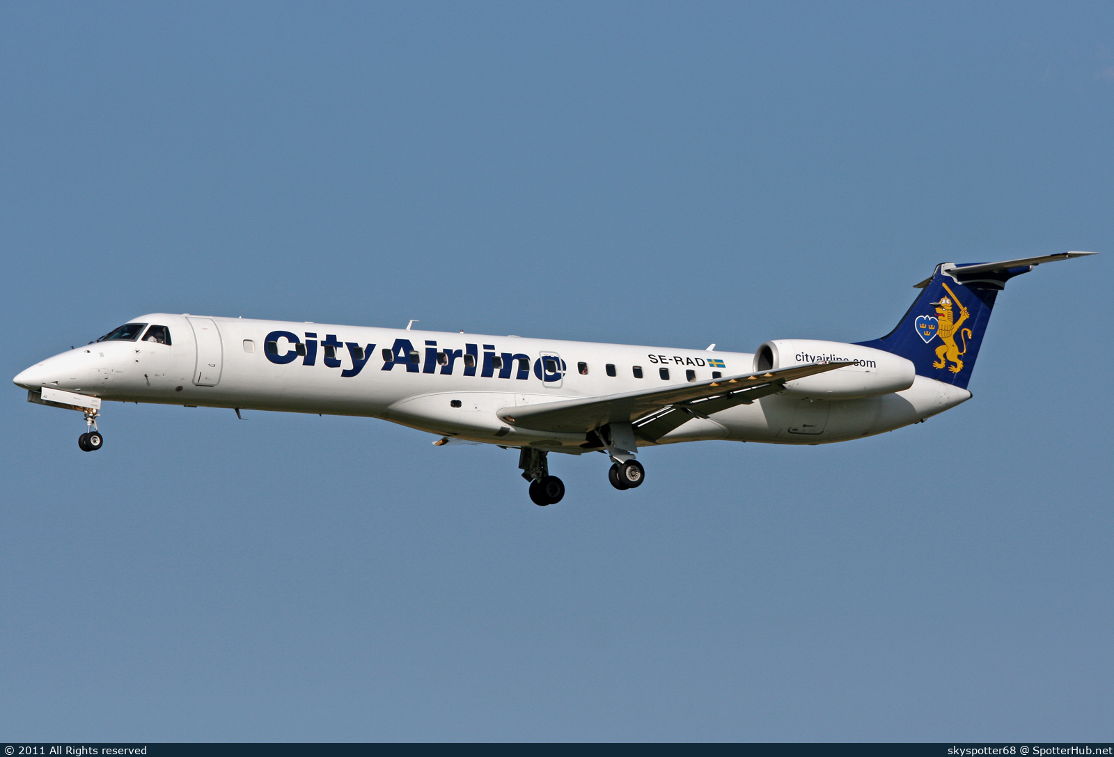 Photo of SE-RAD - Embraer ERJ-145EU operated by City Airline