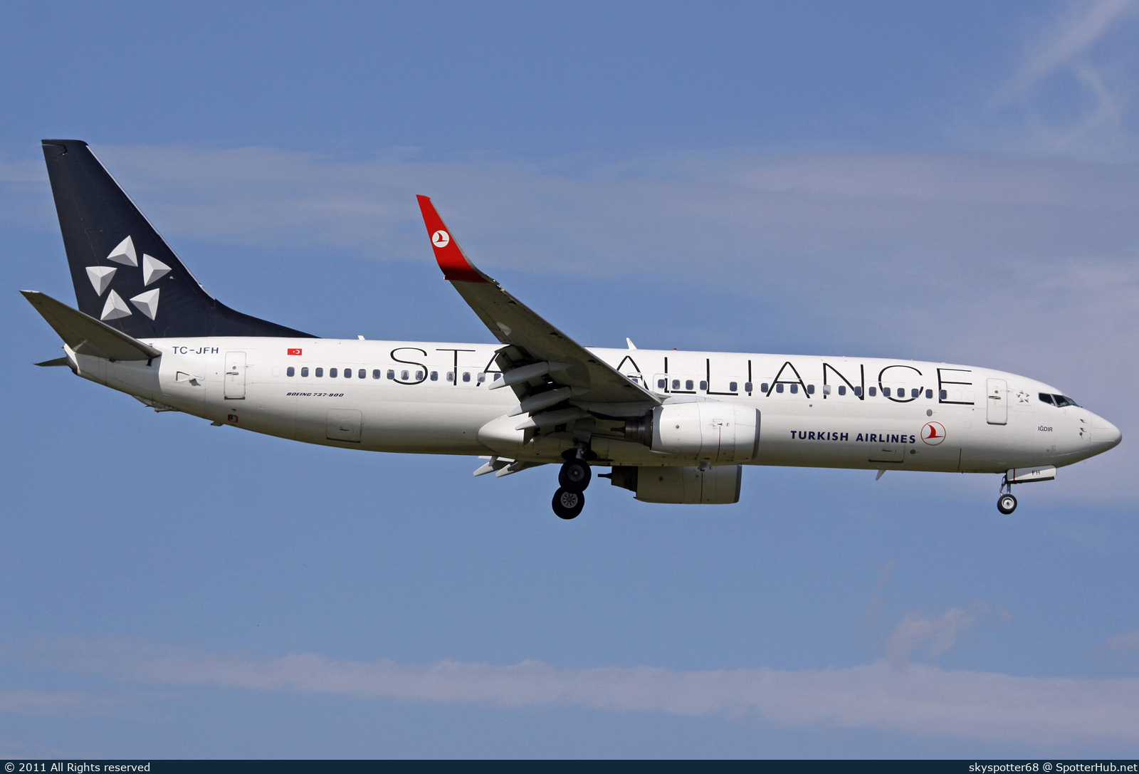 Photo of TC-JFH - Boeing 737-8F2 operated by Turkish Airlines