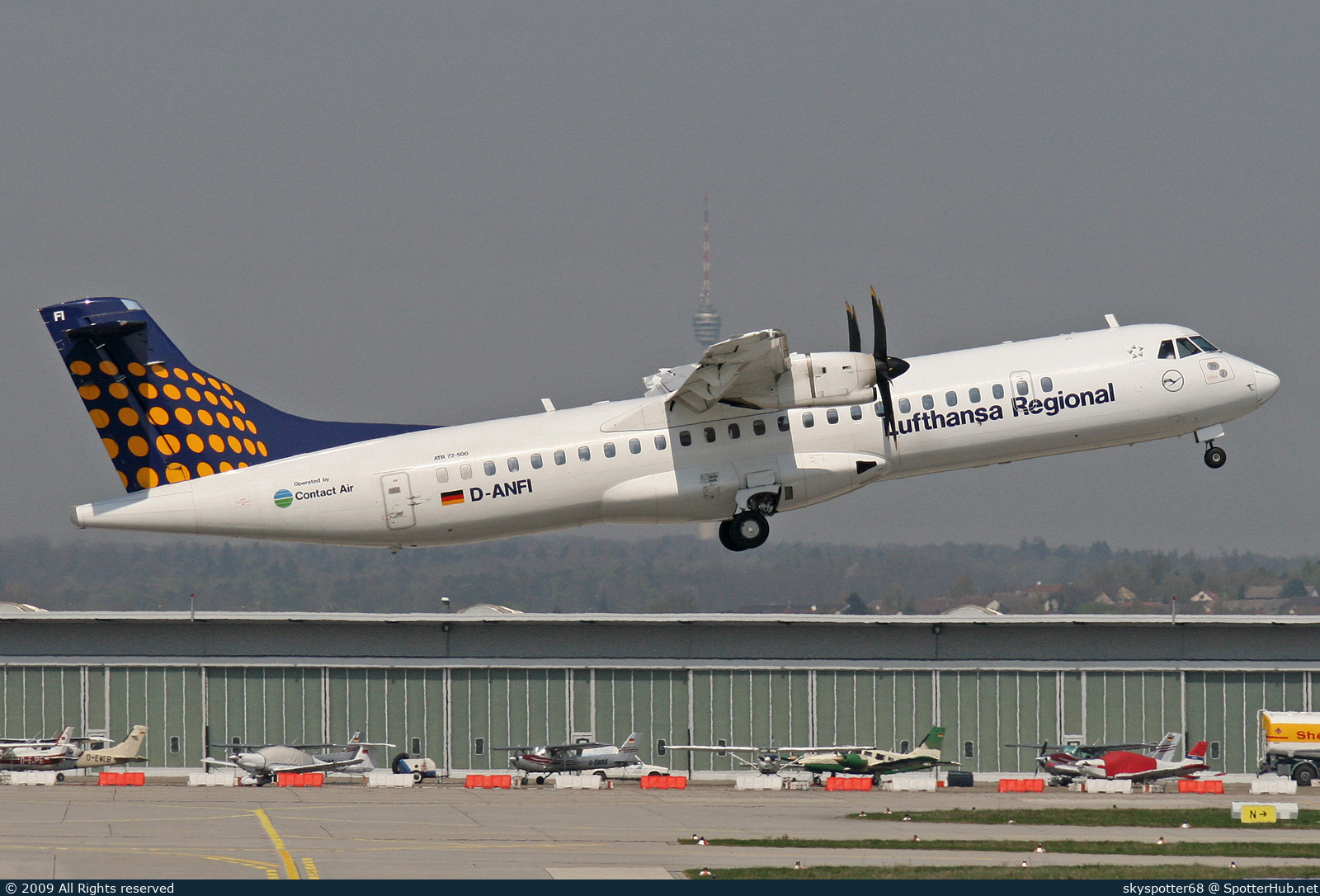 Photo of D-ANFI - ATR 72-500 operated by Lufthansa Regional (opb Contact Air)