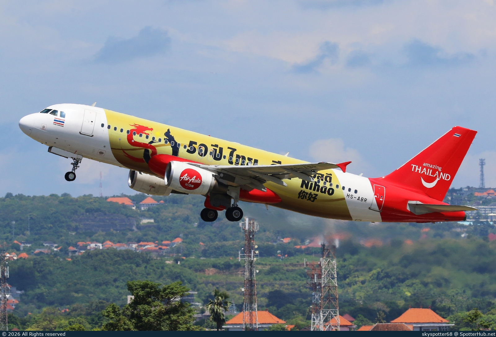 Photo of HS-ABR - Airbus A320-216 operated by Thai AirAsia