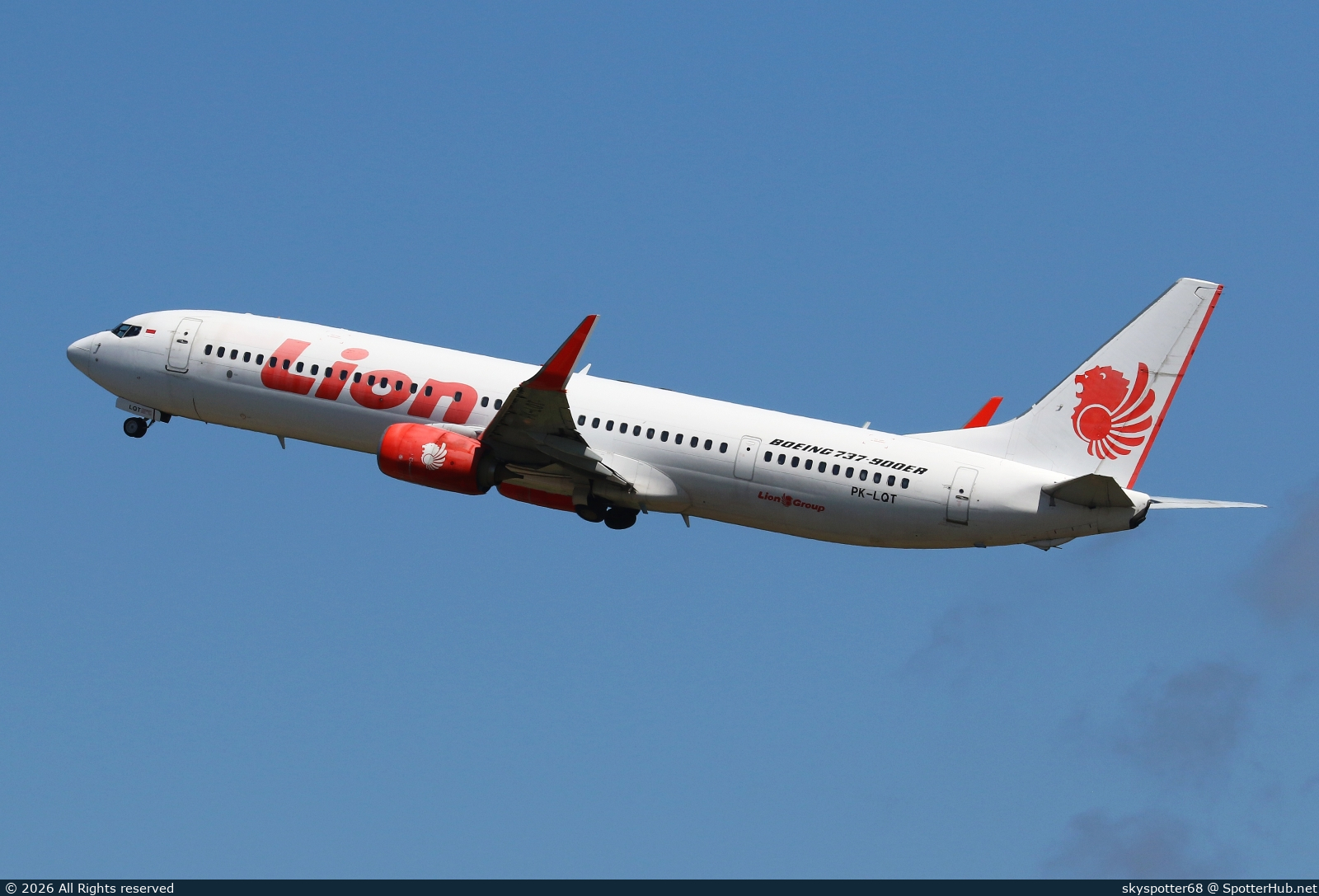 Photo of PK-LQT - Boeing 737-9GP(ER) operated by Lion Air