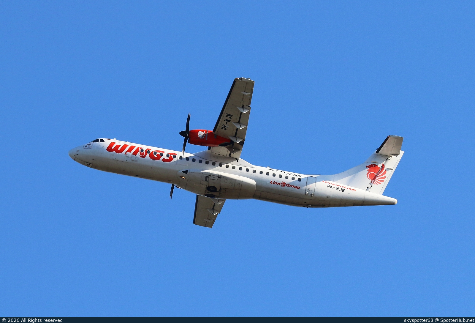 Photo of PK-WJW - ATR 72-600 operated by Wings Air