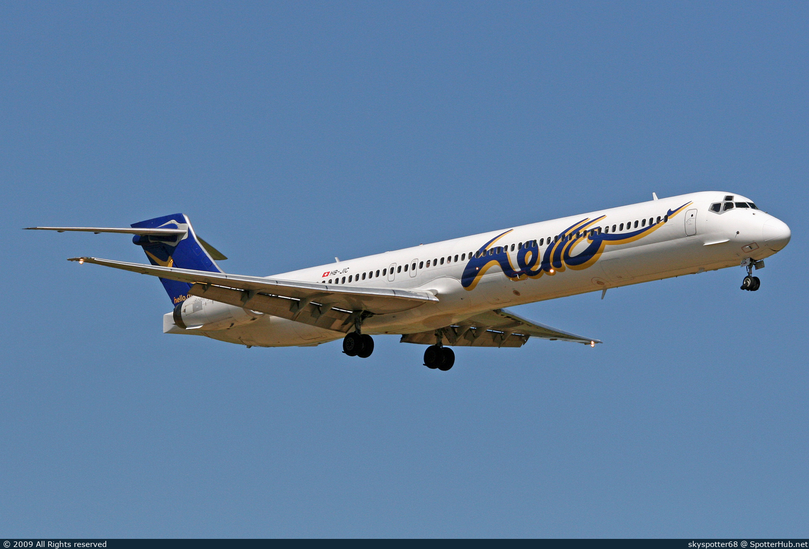 Photo of HB-JIC - McDonnell Douglas MD-90 operated by Hello