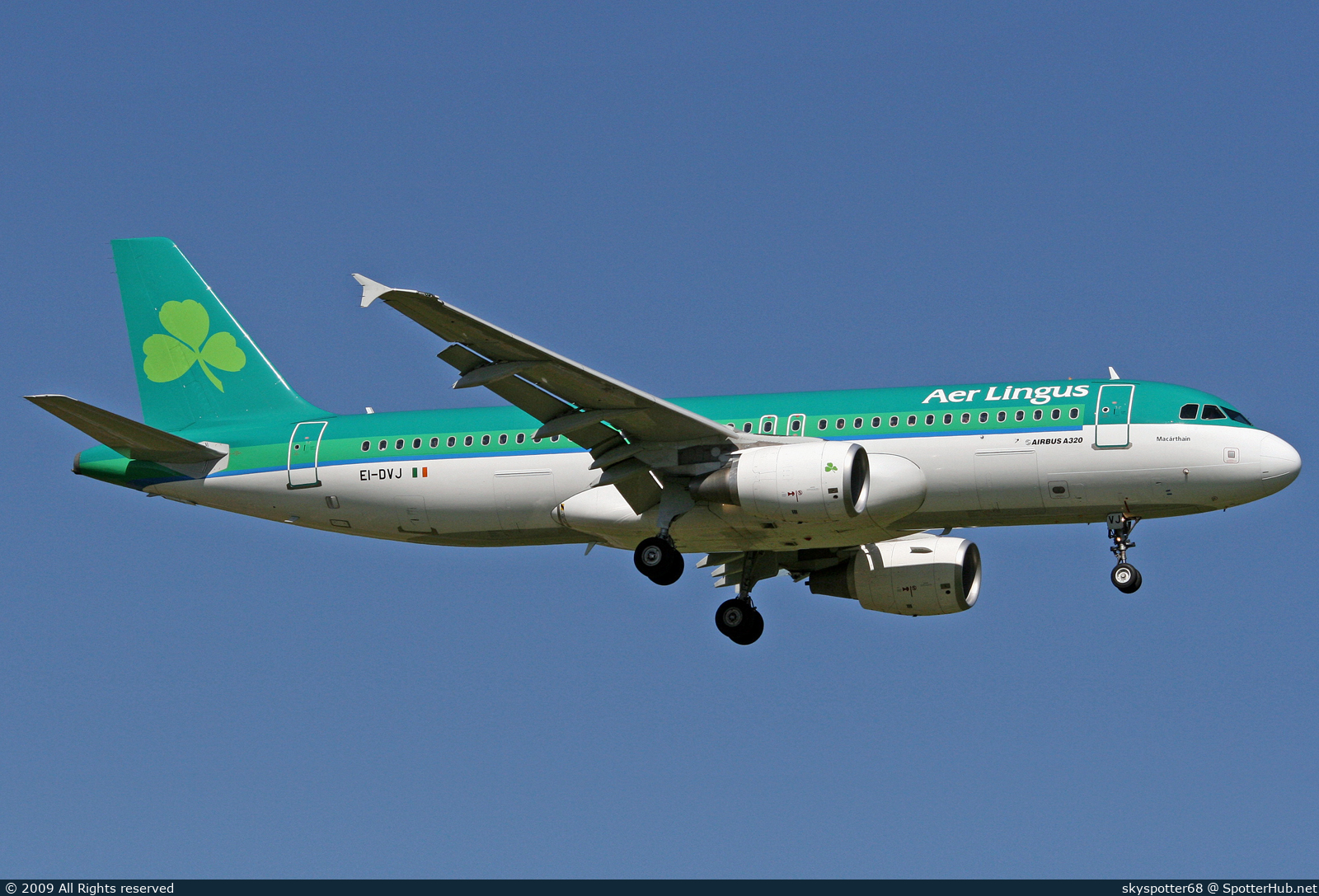 Photo of EI-DVJ - Airbus A320-214 operated by Aer Lingus