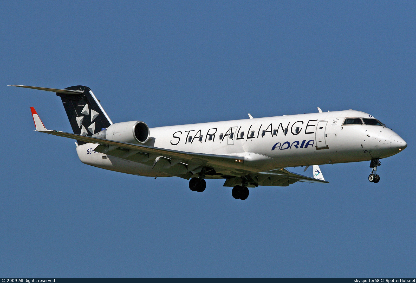 Photo of S5-AAG - Bombardier CRJ-200LR operated by Adria Airways