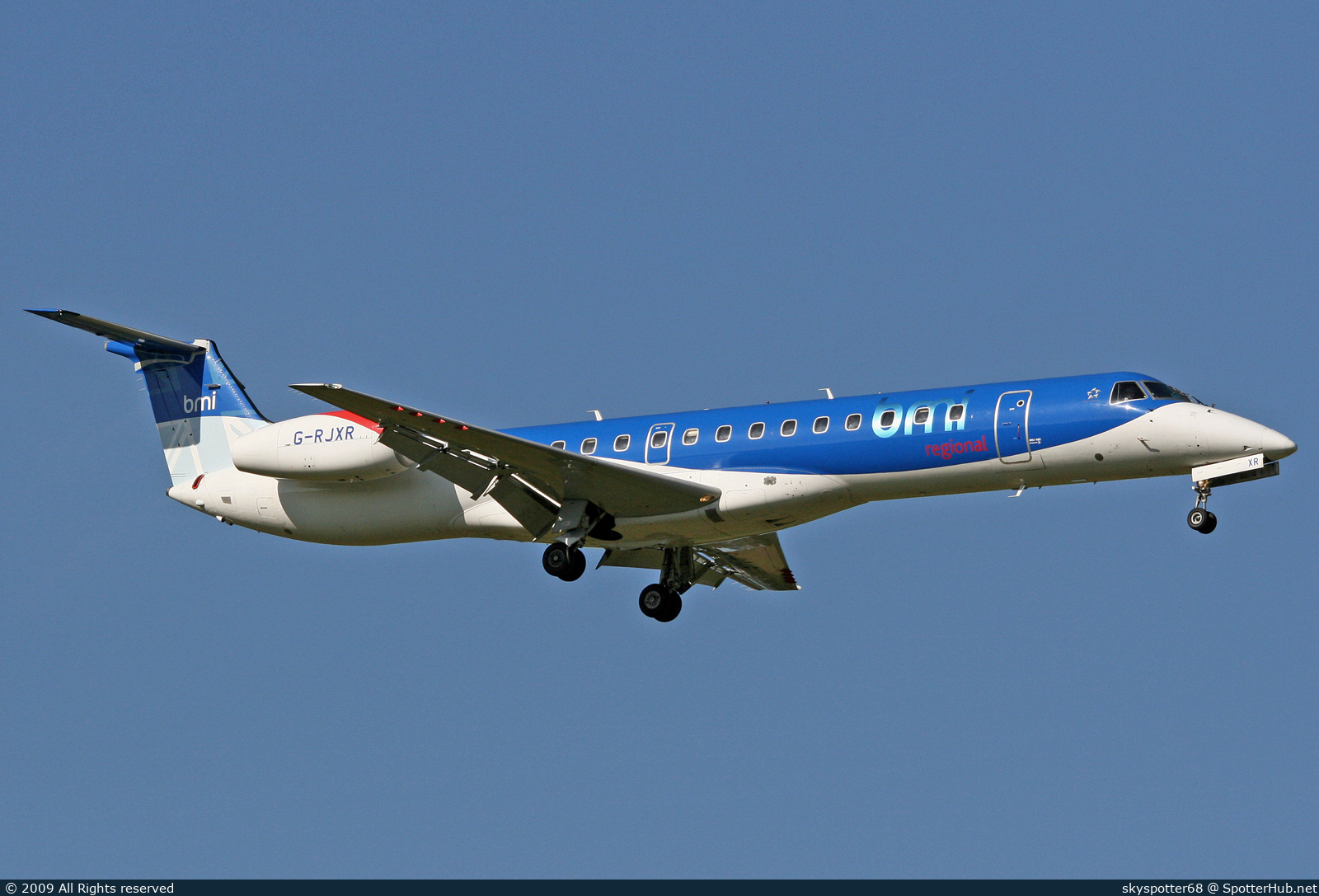Photo of G-RJXR - Embraer ERJ-145EP operated by bmi Regional