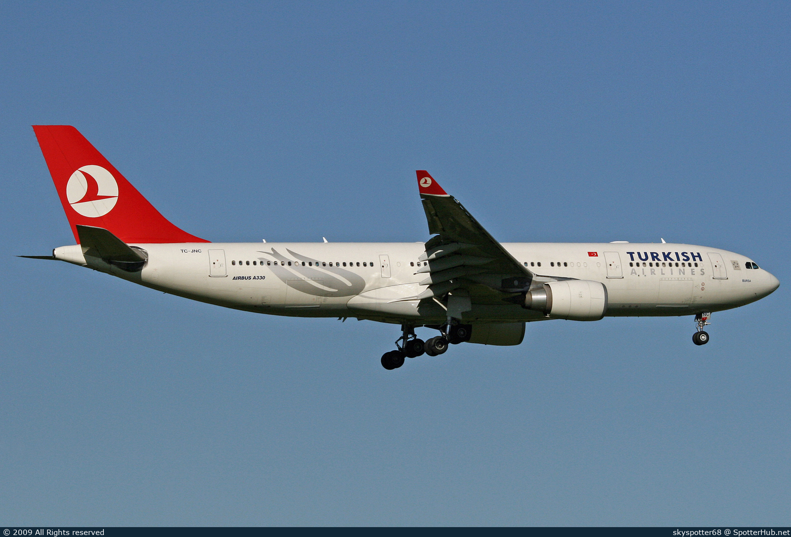 Photo of TC-JNC - Airbus A330-203 operated by Turkish Airlines
