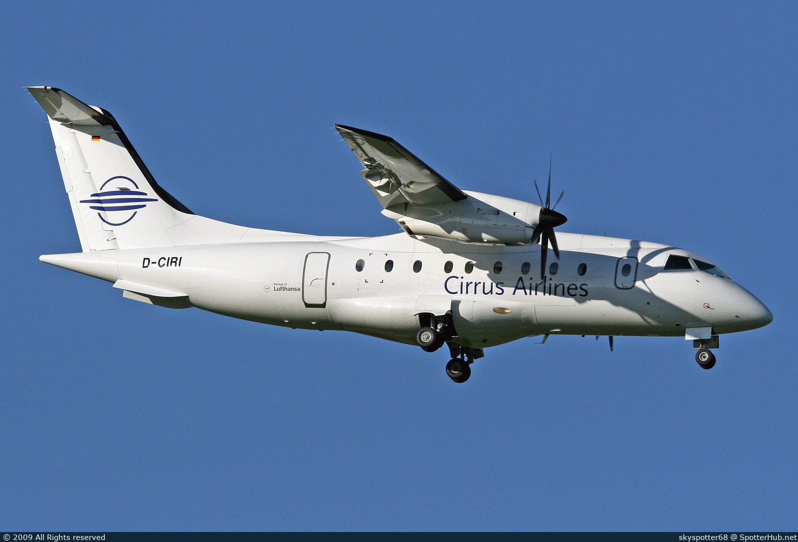 Photo of D-CIRI - Dornier 328-110 operated by Cirrus Airlines