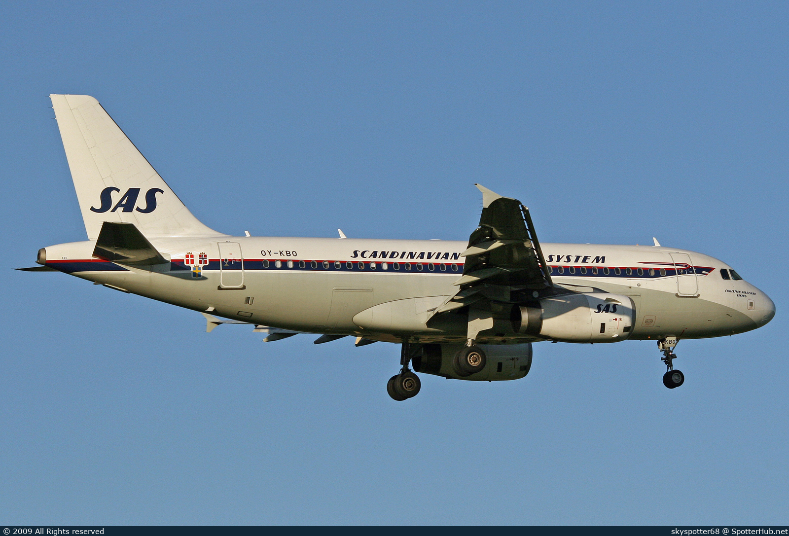 Photo of OY-KBO - Airbus A319-132 operated by SAS Scandinavian Airlines