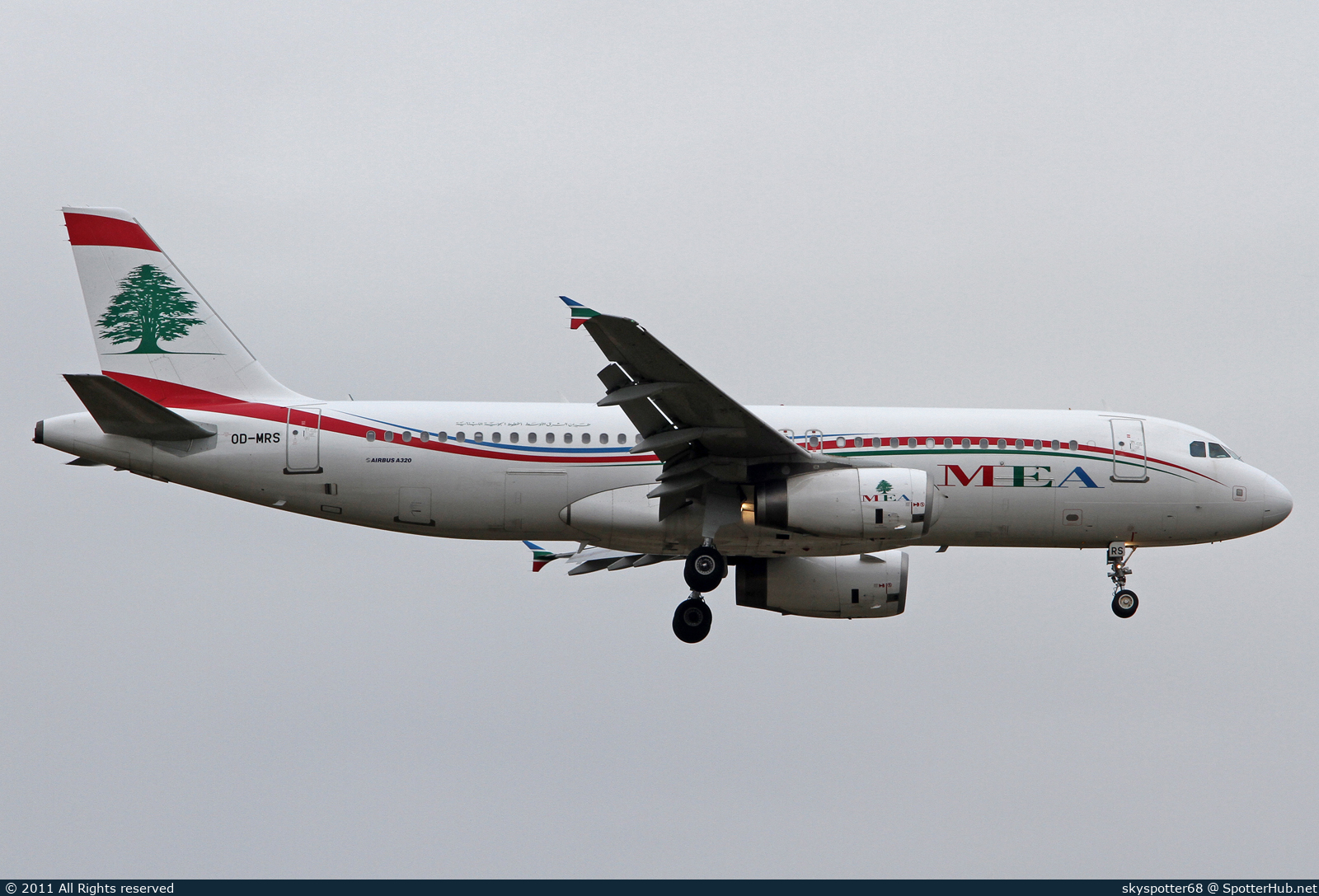 Photo of OD-MRS - Airbus A320-232 operated by MEA Middle East Airlines