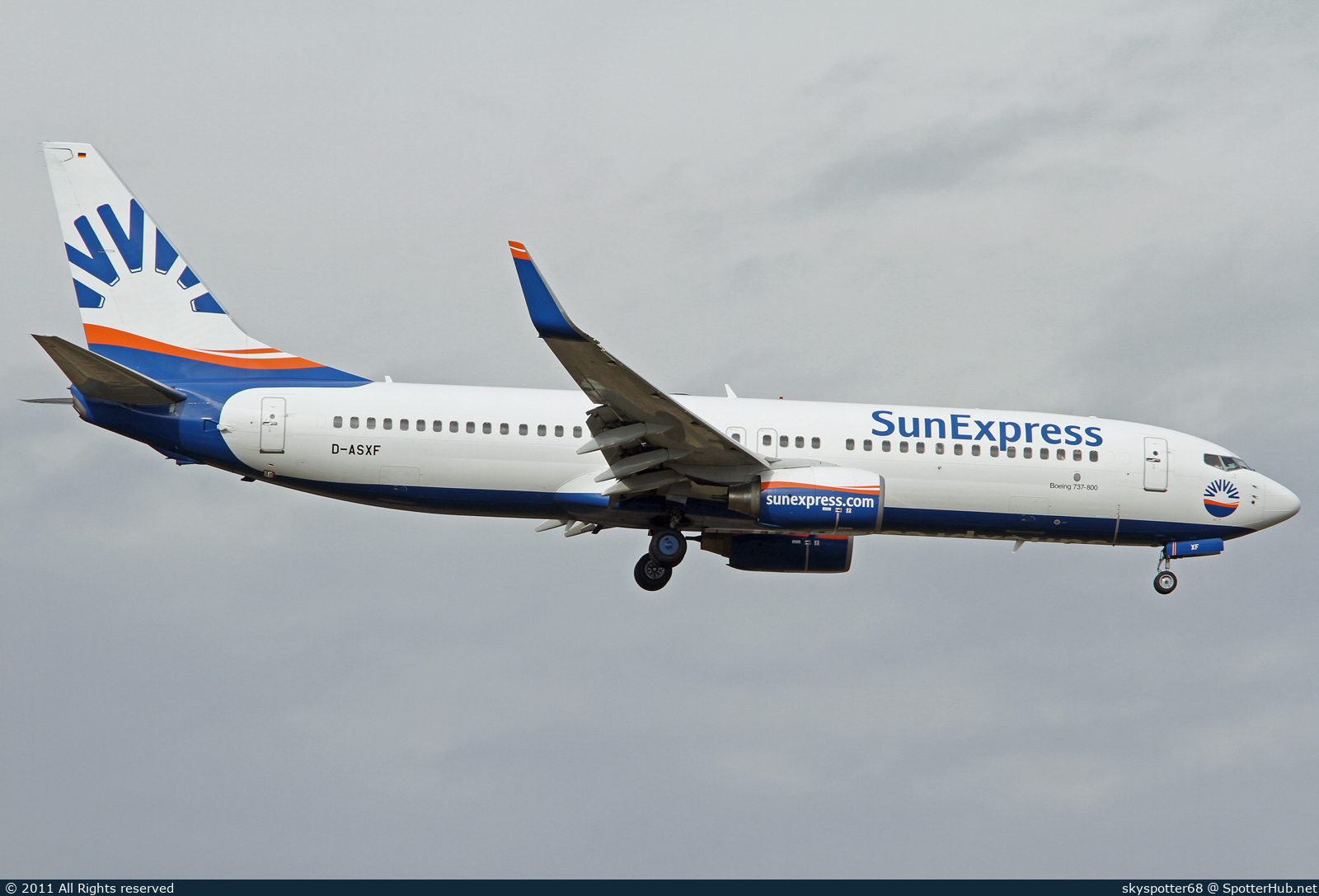 Photo of D-ASXF - Boeing 737-8AS operated by SunExpress Germany