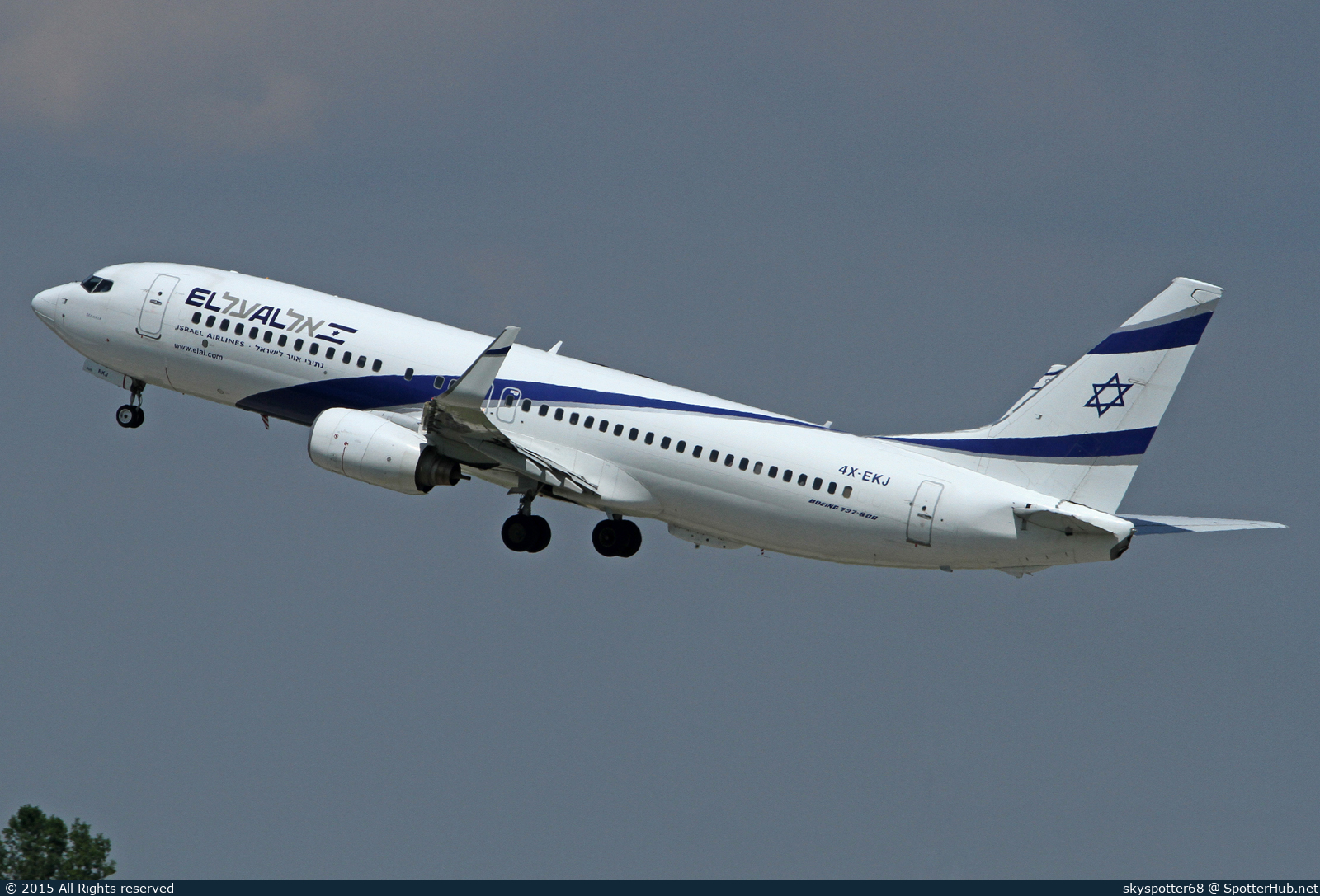 Photo of 4X-EKJ - Boeing 737-85P operated by El Al Israel Airlines