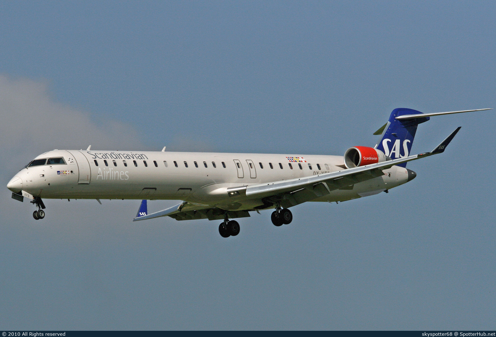 Photo of OY-KFB - Bombardier CRJ-900LR operated by SAS Scandinavian Airlines