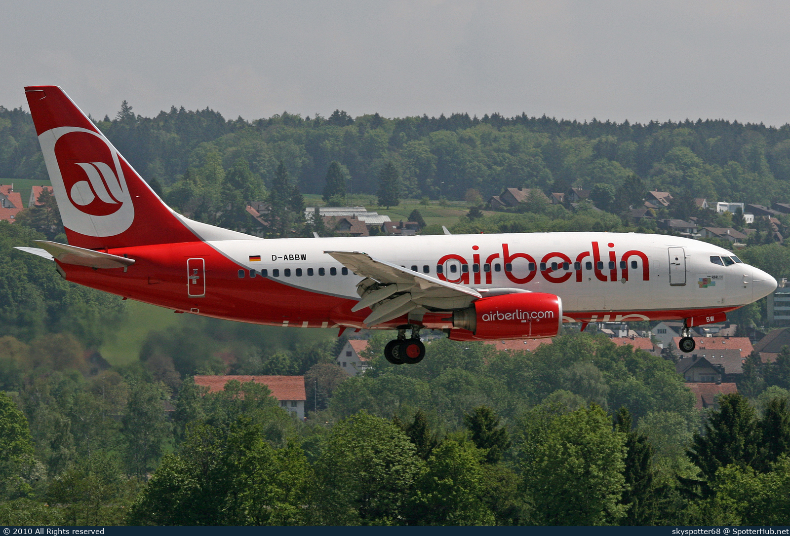 Photo of D-ABBW - Boeing 737-7Q8 operated by Air Berlin