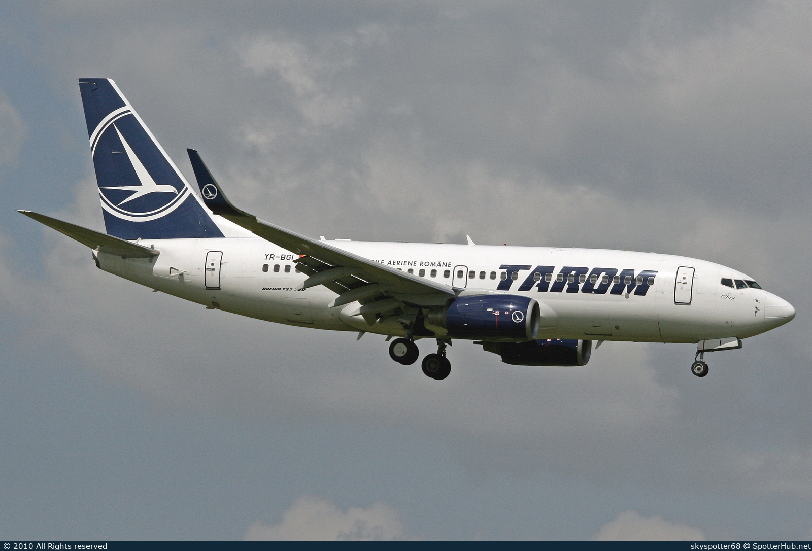 Photo of YR-BGI - Boeing 737-78J operated by Tarom - Romanian Air Transport
