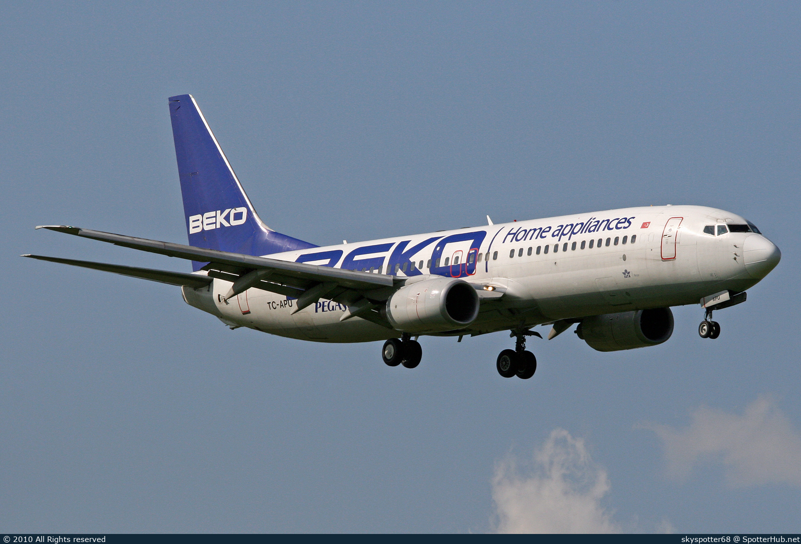 Photo of TC-APU - Boeing 737-82R operated by Pegasus Airlines