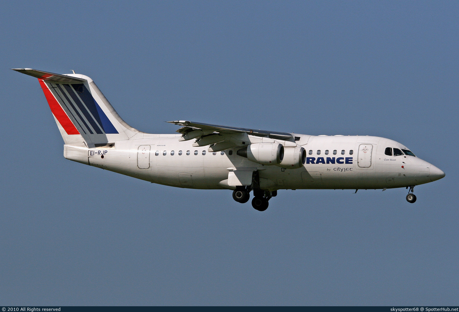 Photo of EI-RJP - British Aerospace Avro RJ85 operated by Air France (opb CityJet)