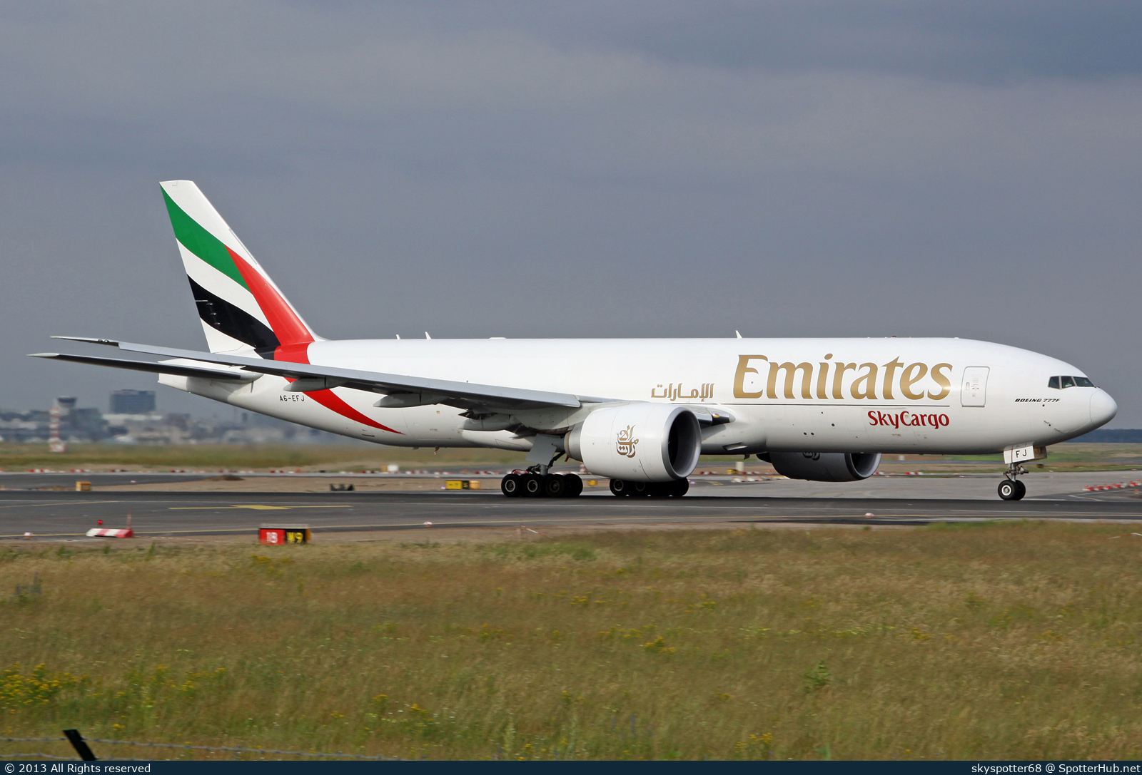 Photo of A6-EFJ - Boeing 777-F1H operated by Emirates SkyCargo