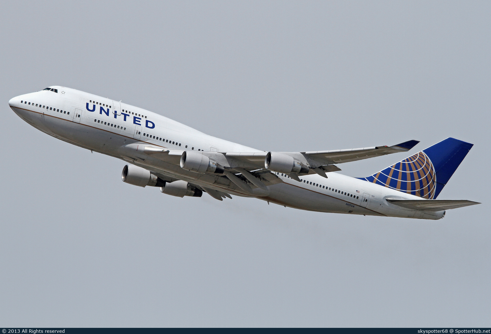 Photo of N117UA - Boeing 747-422 operated by United Airlines