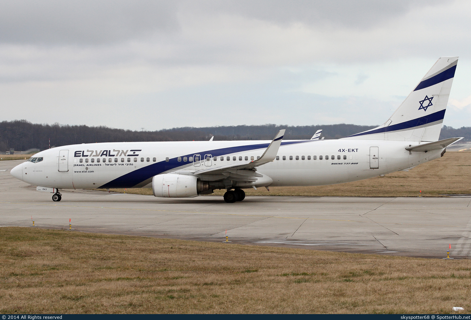 Photo of 4X-EKT - Boeing 737-8BK operated by El Al Israel Airlines