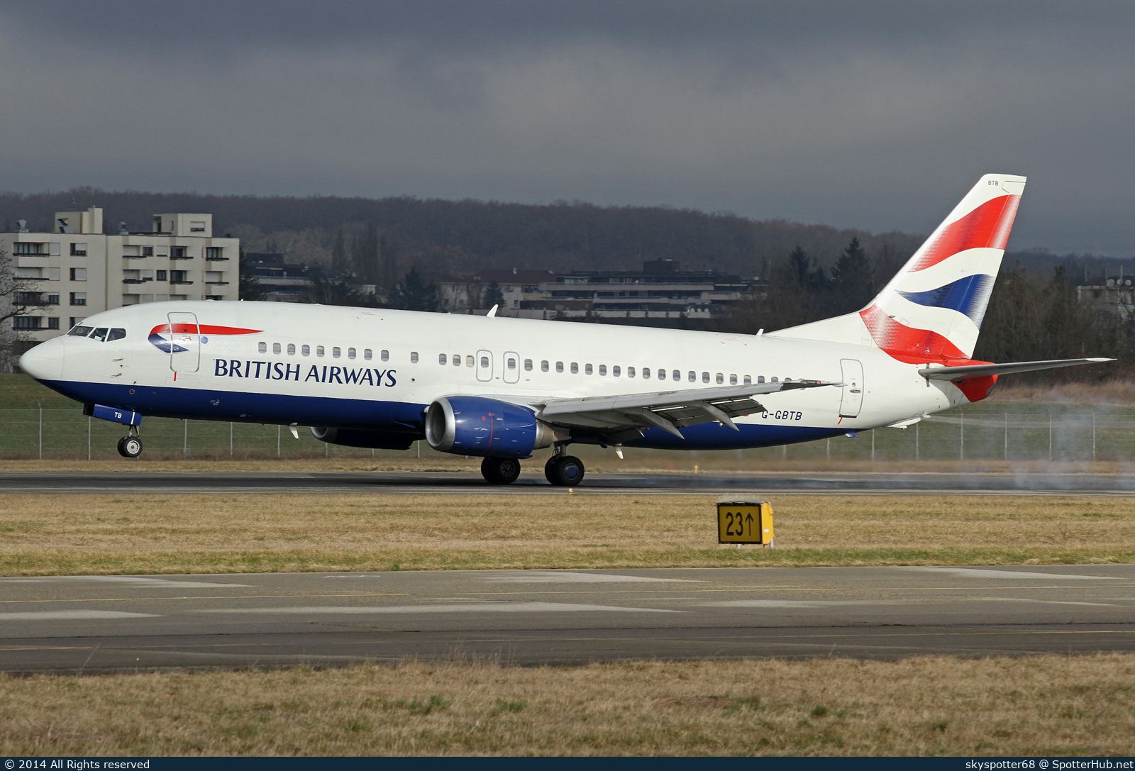 Photo of G-GBTB - Boeing 737-436 operated by British Airways