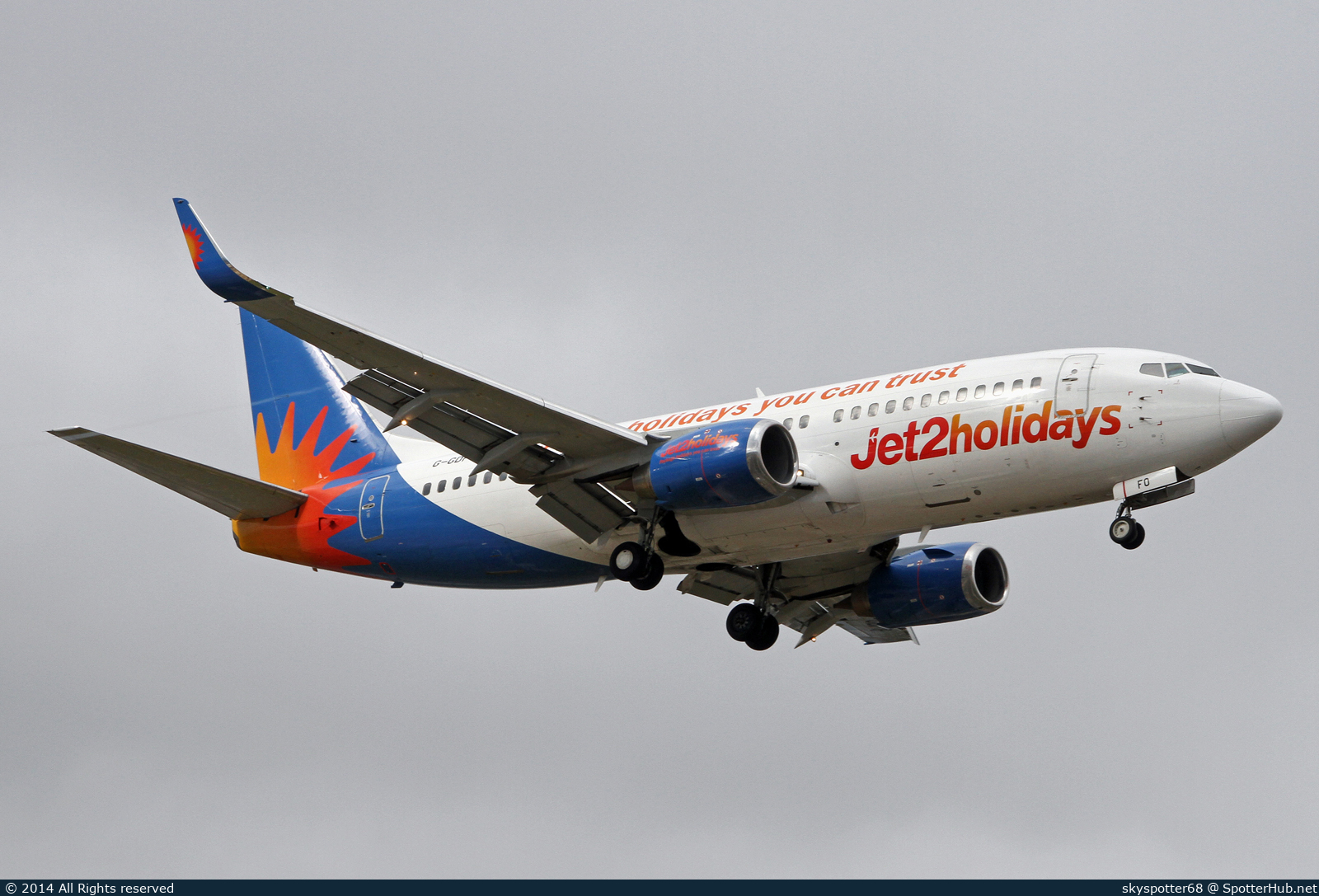 Photo of G-GDFO - Boeing 737-3U3 operated by Jet2