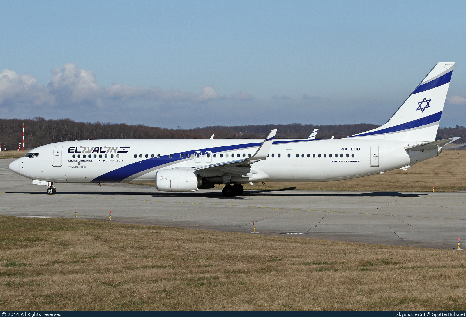 Photo of 4X-EHB - Boeing 737-958(ER) operated by El Al Israel Airlines