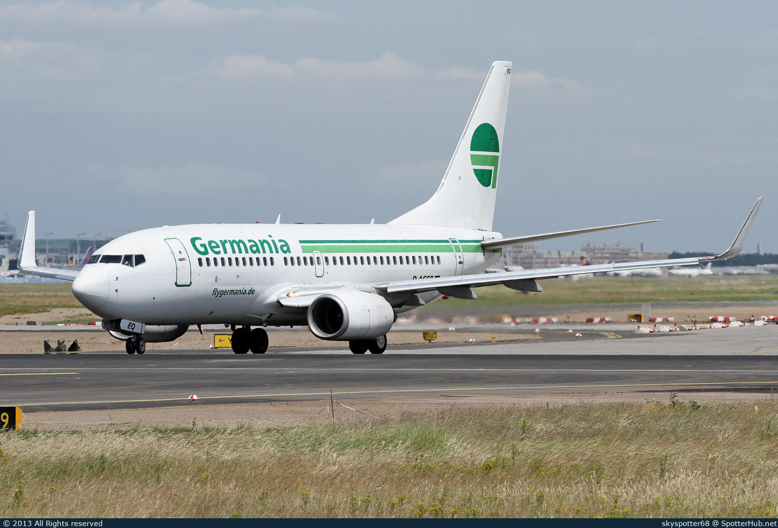Photo of D-AGEQ - Boeing 737-75B operated by Germania