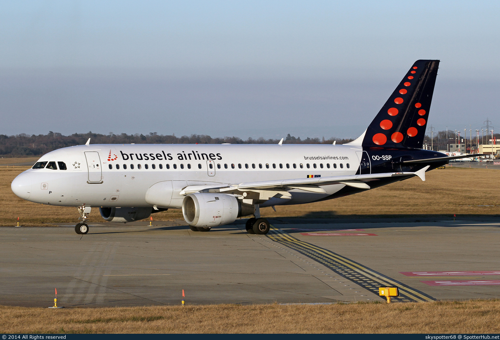 Photo of OO-SSP - Airbus A319-113 operated by Brussels Airlines