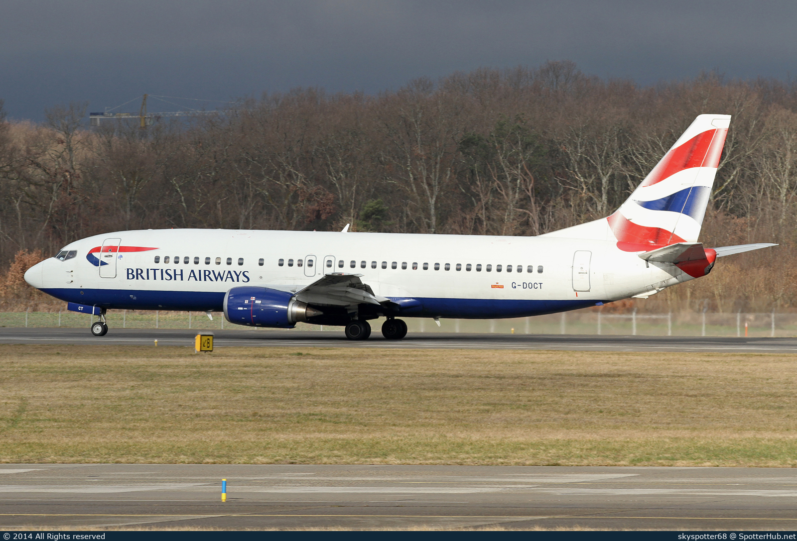 Photo of G-DOCT - Boeing 737-436 operated by British Airways