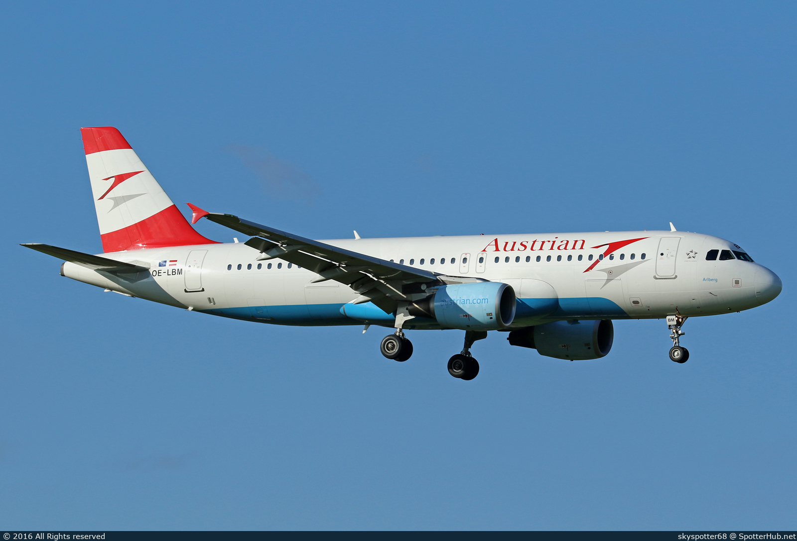 Photo of OE-LBM - Airbus A320-214 operated by Austrian Airlines