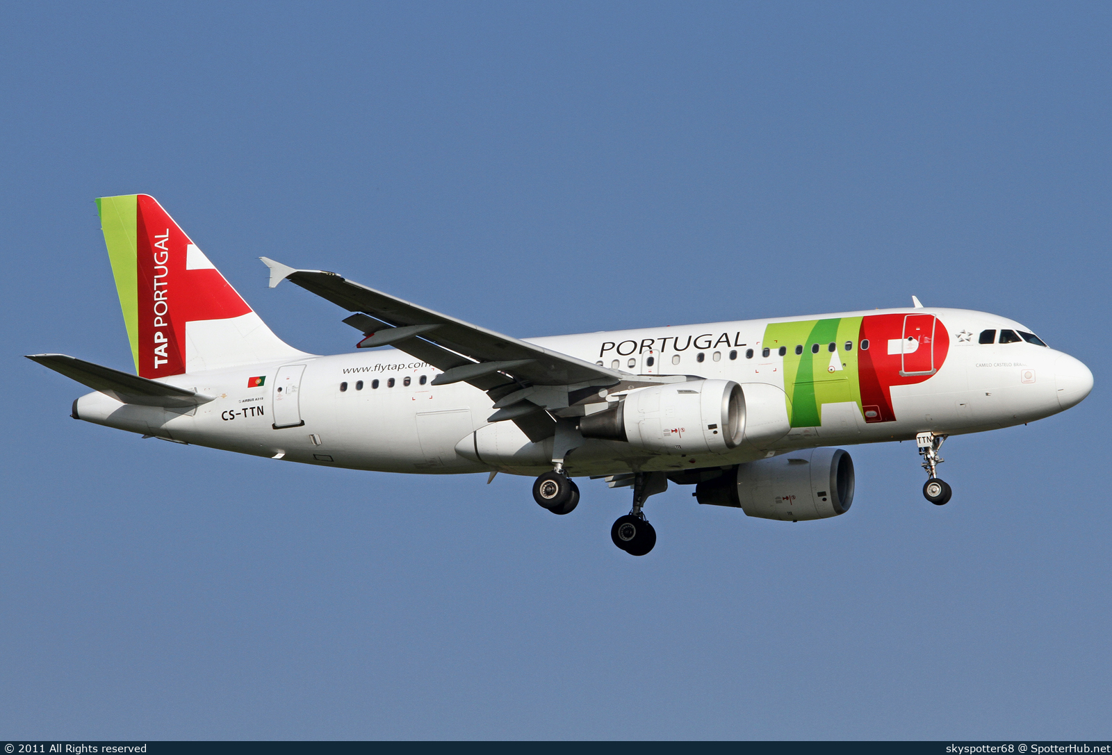 Photo of CS-TTN - Airbus A319-111 operated by TAP Air Portugal