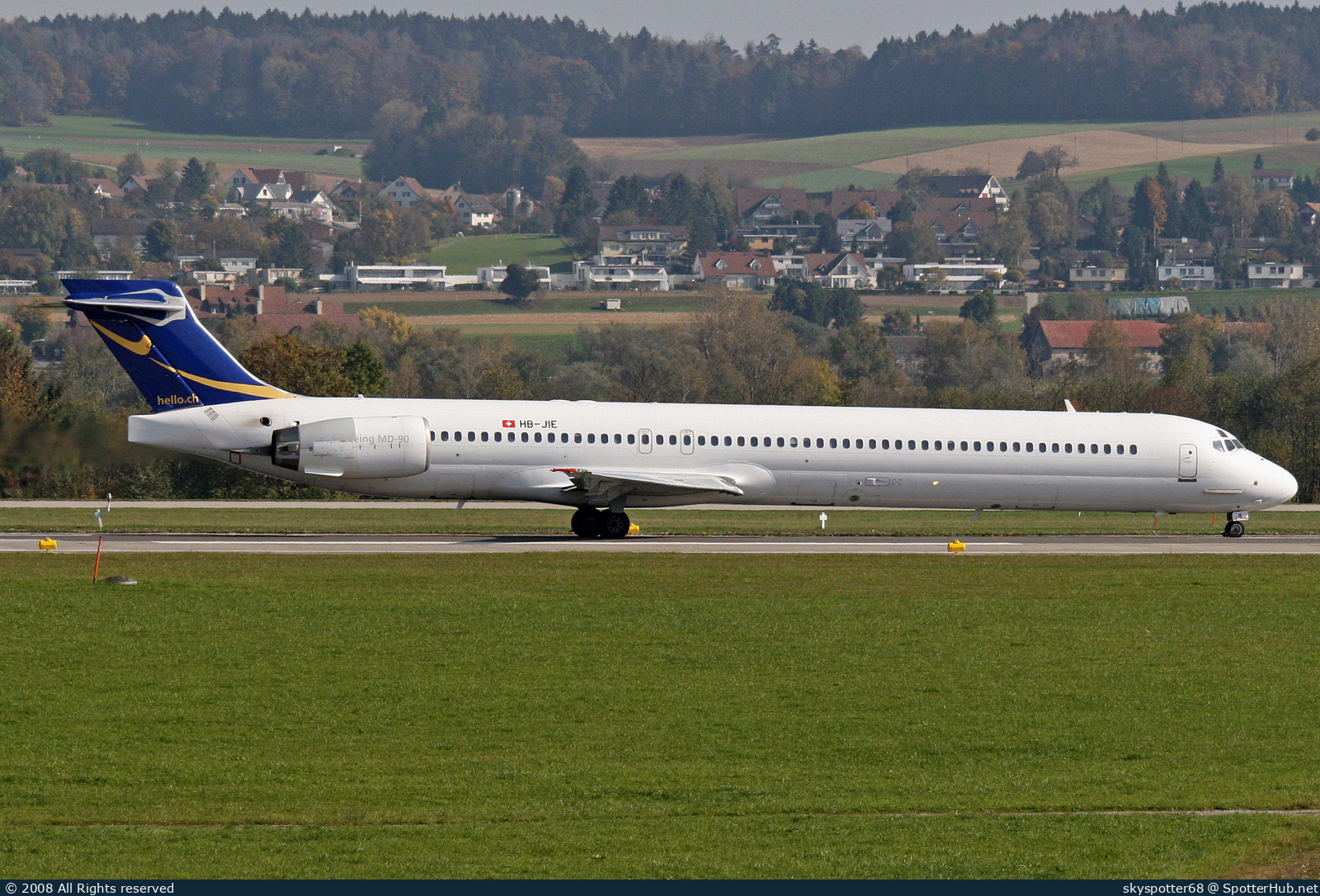 Photo of HB-JIE - McDonnell Douglas MD-90 operated by Hello