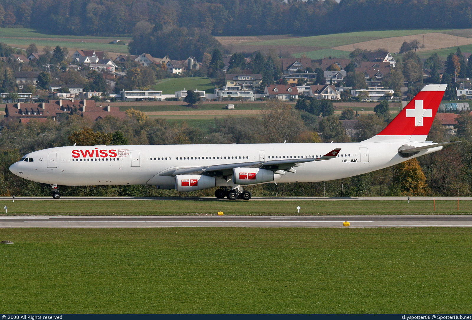 Photo of HB-JMC - Airbus A340-313 operated by Swiss International Air Lines